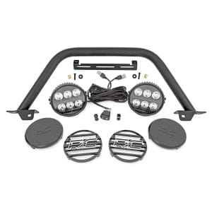 Safari Bar - 6.5 Inch Round LED - OE Modular Steel - Ford Bronco (21-23)