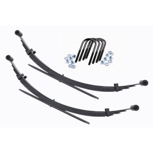 Rear 56 Inch Leaf Springs - 2" Lift - Pair - Chevy GMC C20 K20 C25 K25 Truck 4WD (77-87)