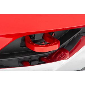 Rough Country Tow Hooks - Forged - Red - Chevy Silverado 1500 2WD 4WD (2014-2018)