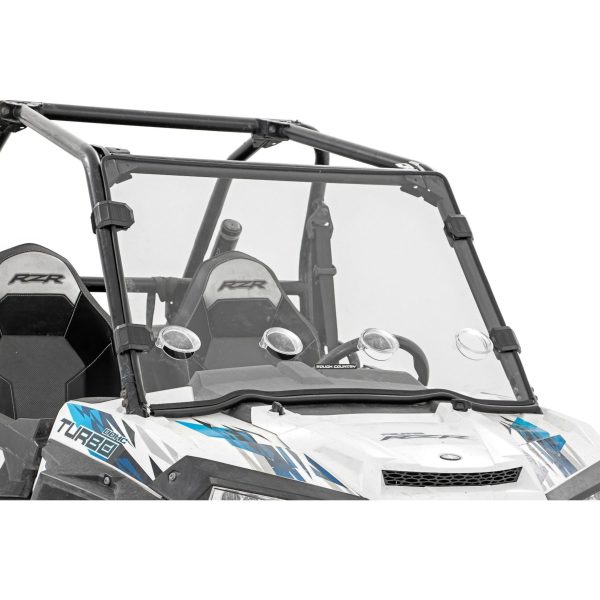 Rough Country Full Windshield - Vented - Polaris RZR XP 1000 RZR XP 4 1000 (14-22)