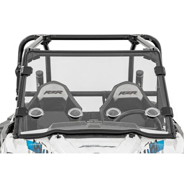 Rough Country Full Windshield - Vented - Polaris RZR XP 1000 RZR XP 4 1000 (14-22)