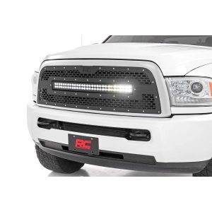 Mesh Grille - 30" Dual Row LED - Black - Ram 2500 3500 (13-18)