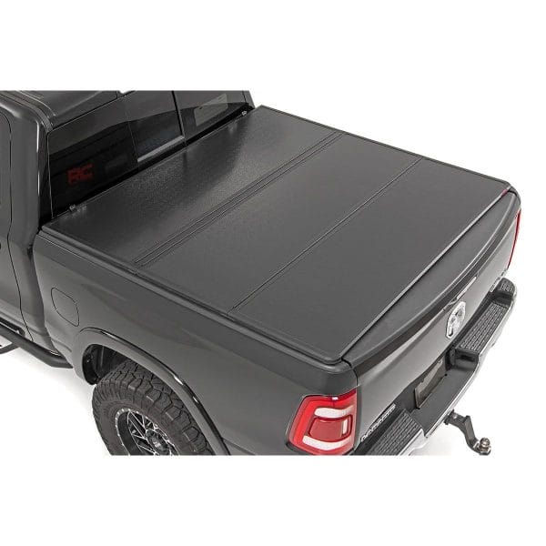 Rough Country Hard Folding Bed Cover - 5.5 Ft Bed - Ram 1500 2WD 4WD (2010-2023 & Classic)