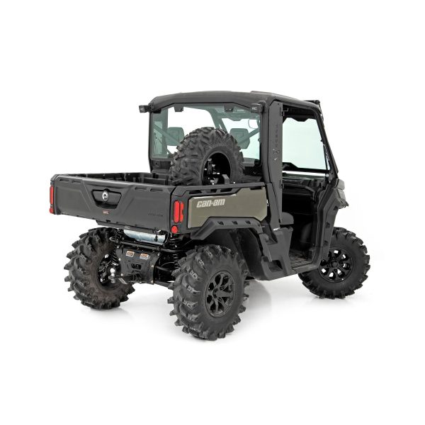 Rough Country Spare Tire Carrier - Bed Side Mount - Polaris Ranger XP 1000 Ranger XP 1000 Crew (17-22)