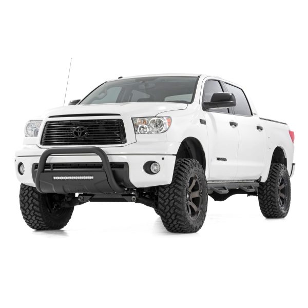 Rough Country Black Led Bull Bar - Toyota Tundra 2WD 4WD (2007-2021)