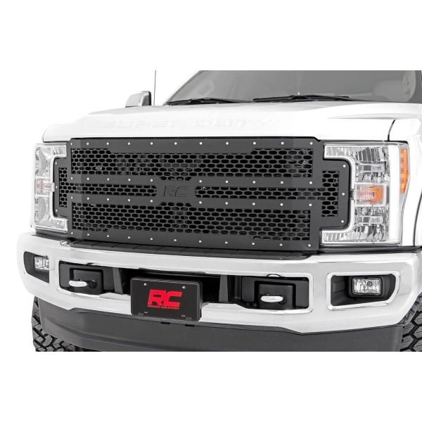 Rough Country Mesh Grille - Ford Super Duty 2WD 4WD (2017-2019)