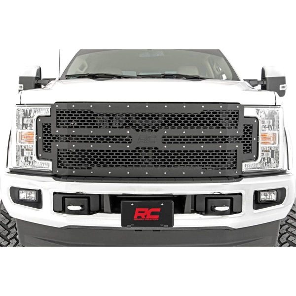 Rough Country Mesh Grille - Ford Super Duty 2WD 4WD (2017-2019)