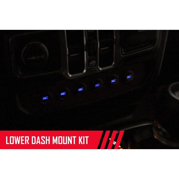 Rough Country MLC-6 - Muliple Light Controller - Lower Dash - Jeep Wrangler JL (18-23)