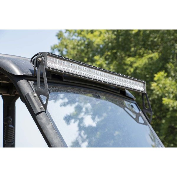 LED Light - Windshield - 50" Black Dual Row - Can-Am Defender HD 5 HD 8 HD 9 HD 10