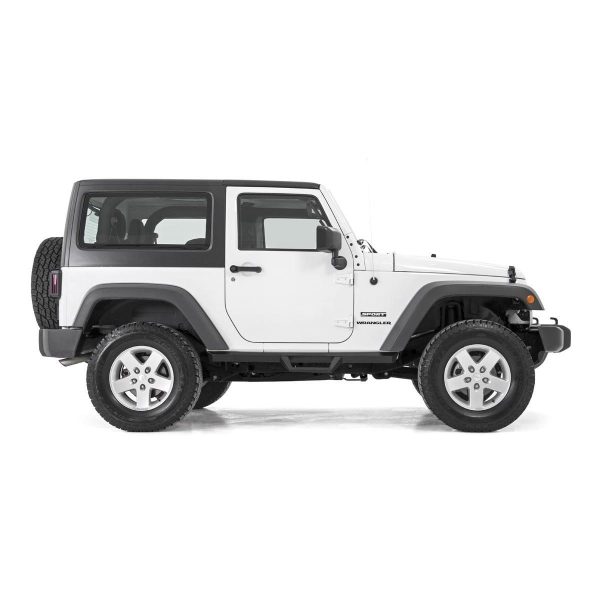 Rough Country Contoured Drop Steps - 2 Door - Jeep Wrangler JK 4WD (2007-2018)