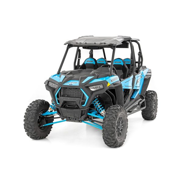 Rough Country Rock Slider Kit - 4 Seat - Polaris RZR Turbo S RZR XP 1000 RZR XP 4 1000 (14-22)