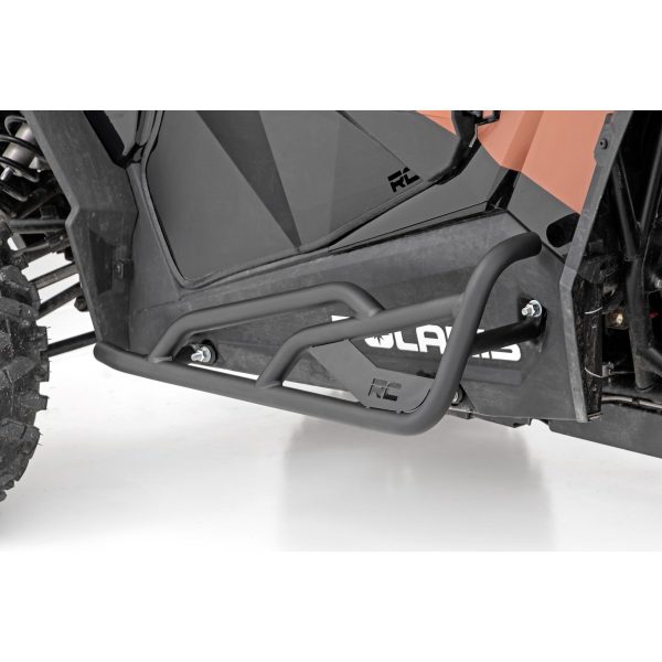 Rough Country Rock Slider Kit - 2 Seat - Polaris RZR Turbo S (18-21) RZR XP 1000 (14-22)