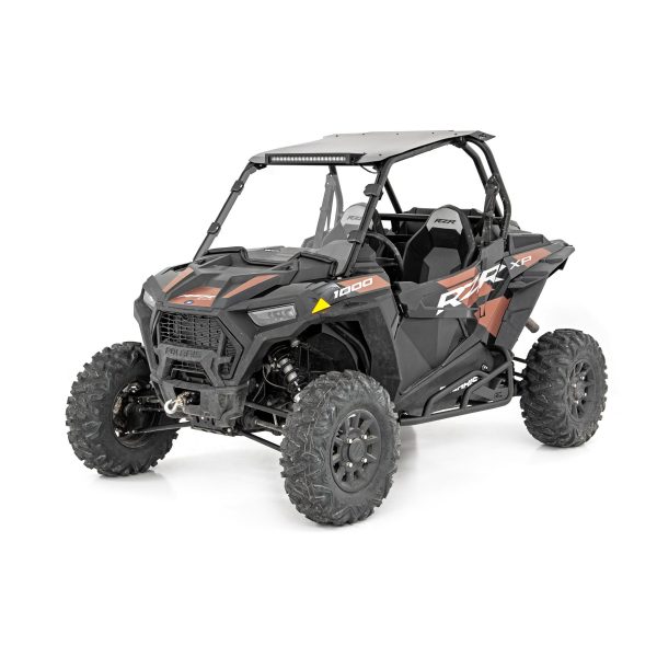 Rough Country Rock Slider Kit - 2 Seat - Polaris RZR Turbo S (18-21) RZR XP 1000 (14-22)