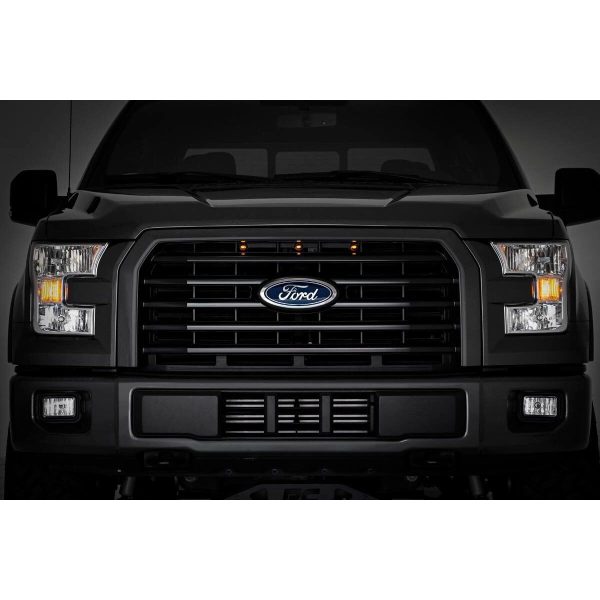 Rough Country LED Light - OEM Grill Mount - Amber Marker - Ford F-150 (15-17)