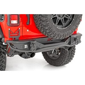 Rough Country Rear Bumper - Tubular - Jeep Wrangler 4xe (21-23) Wrangler JL (18-23)