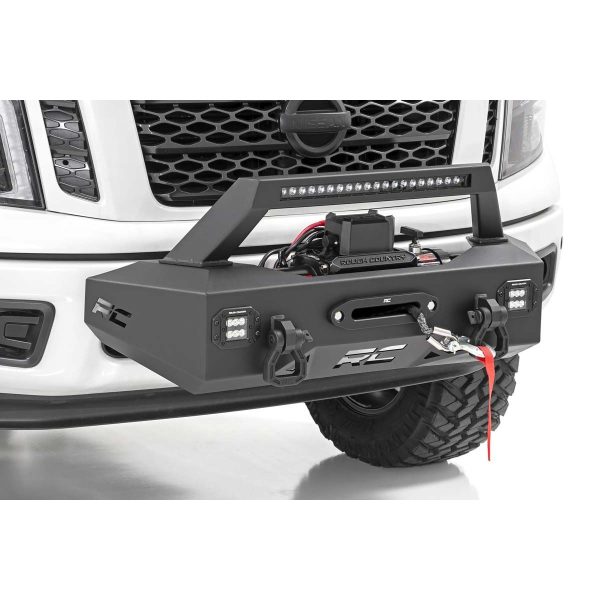 Rough Country EXO Winch Mount Kit - Nissan Titan 2WD 4WD (2017-2021)