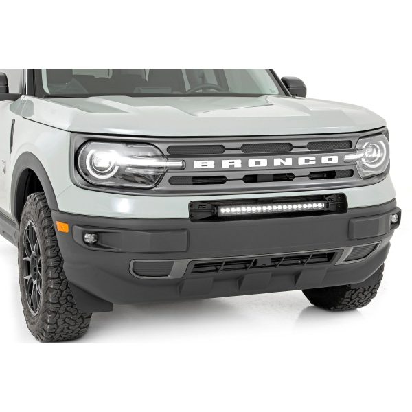 LED Light Kit - Bumper Mount - 20" Black Single Row - Ford Bronco Sport (21-23)