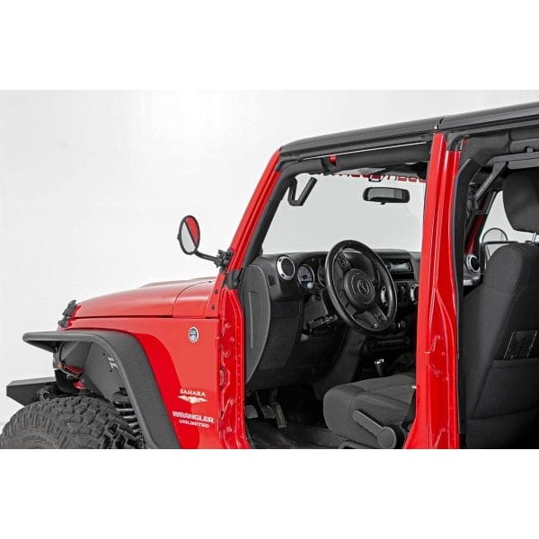 Rough Country Round Trail Mirror - Jeep Wrangler JK (2007-2018)