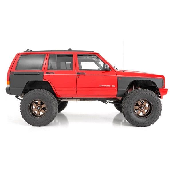 Fender & Quarter Panel Armor - Front - Combo - Jeep Cherokee XJ (97-01)