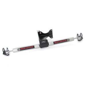 Rough Country N3 Steering Stabilizer - Dual - 2-8 Inch Lift - Ford Super Duty (05-22)