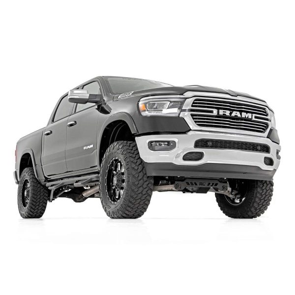 Rough Country Nerf Steps - Cab Length - Crew - 5.5 Ft Bed - Ram 1500 (19-23) 1500 TRX (21-23)