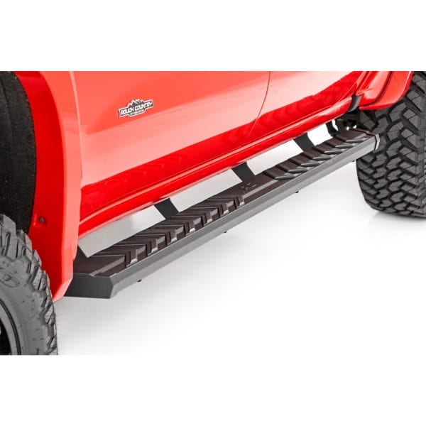 Rough Country BA2 Running Board - Side Step Bars - Chevy GMC 1500 2500HD (19-23)