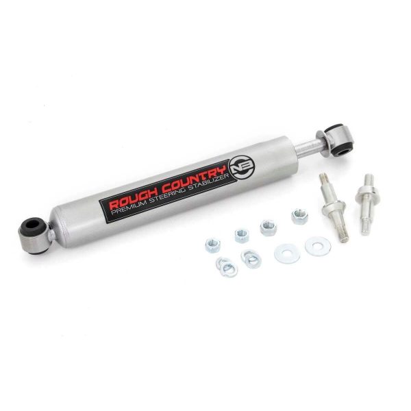 Rough Country N3 Steering Stabilizer - Chevy GMC C20 K20 C25 K25 Truck Half-Ton Suburban Jimmy (73-91)