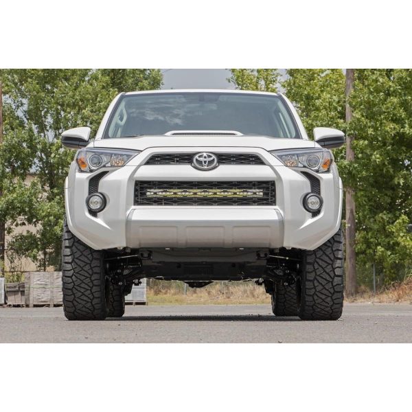 LED Light Kit - Bumper Mount - 30" Chrome Dual Row - White DRL - Toyota 4Runner (14-20)