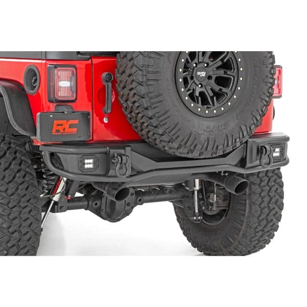 Rough Country Rear Bumper - Tubular - Jeep Wrangler JK (2007-2018)