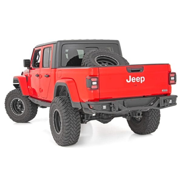 Rough Country Rear Bumper - Tubular - Jeep Gladiator JT 4WD (2020-2022)