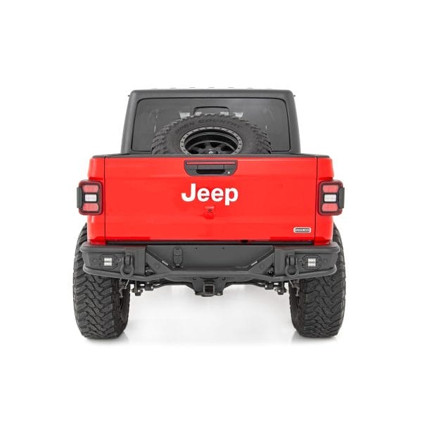 Rough Country Rear Bumper - Tubular - Jeep Gladiator JT 4WD (2020-2022)