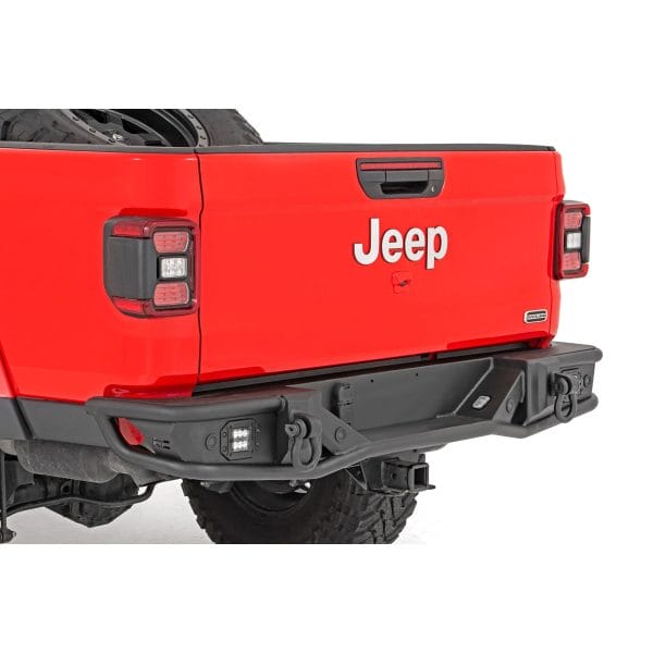 Rough Country Rear Bumper - Tubular - Jeep Gladiator JT 4WD (2020-2022)