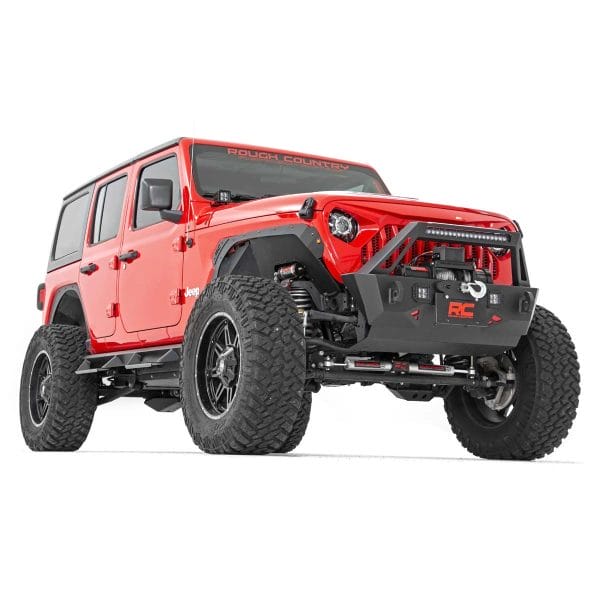 Rough Country Replacement Grille - Angry Eyes - Jeep Gladiator JT Wrangler 4xe Wrangler JL (18-23)