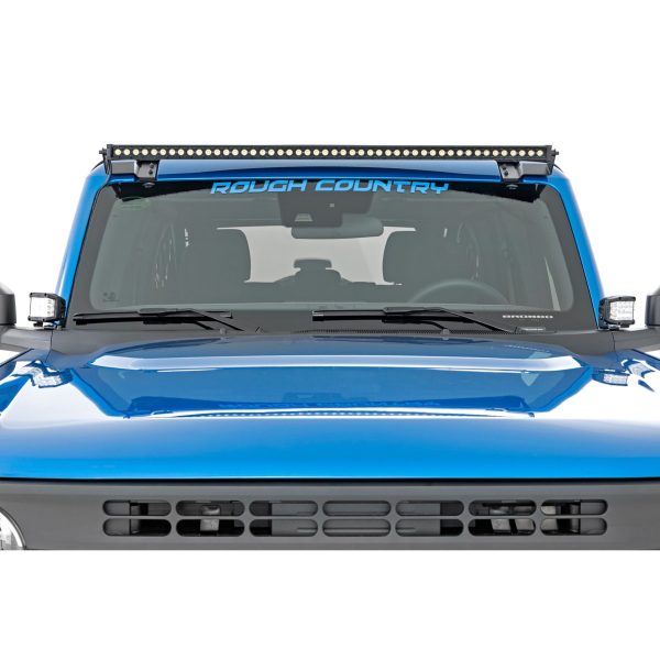 LED Light Kit - Ditch Mount - 2" Chrome Pair - Wide - Ford Bronco (21-23)