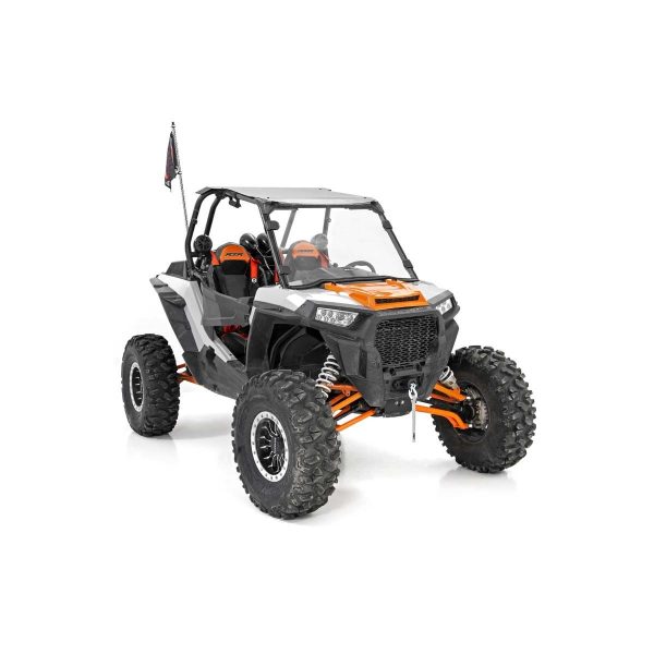 Rough Country Full Windshield - w o Factory Visor - Polaris RZR XP 1000 RZR XP 4 1000 (14-22)