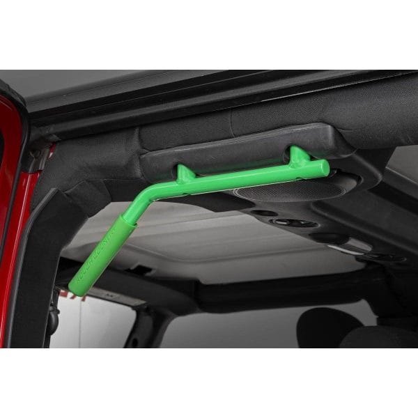 Rough Country Grab Handles - Steel - FR & RR - Green - Jeep Wrangler JK (07-18)