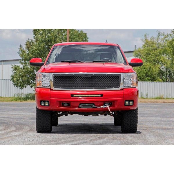 Chevrolet LED Fog Light Kit - Black Series w Amber DRL (07-13 Silverado 1500)