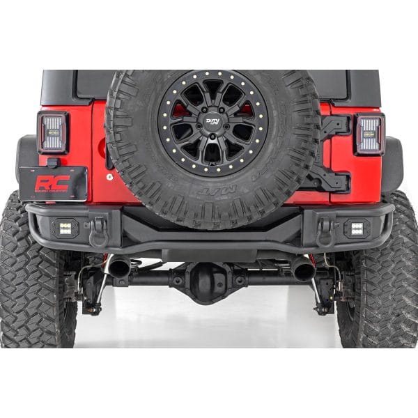 Rough Country Rear Bumper - Tubular - Jeep Wrangler JK (2007-2018)