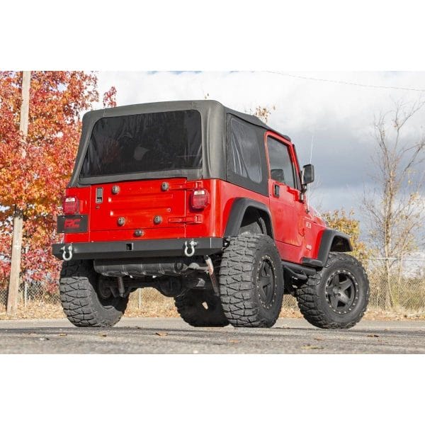 Rough Country Rear Bumper - Full Width - Jeep Wrangler TJ 4WD (1997-2006)