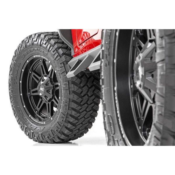 Rough Country Rough Country 94 Series Wheel - One-Piece - Matte Black - 20x9 - 5x5 5x4.5 - -12mm