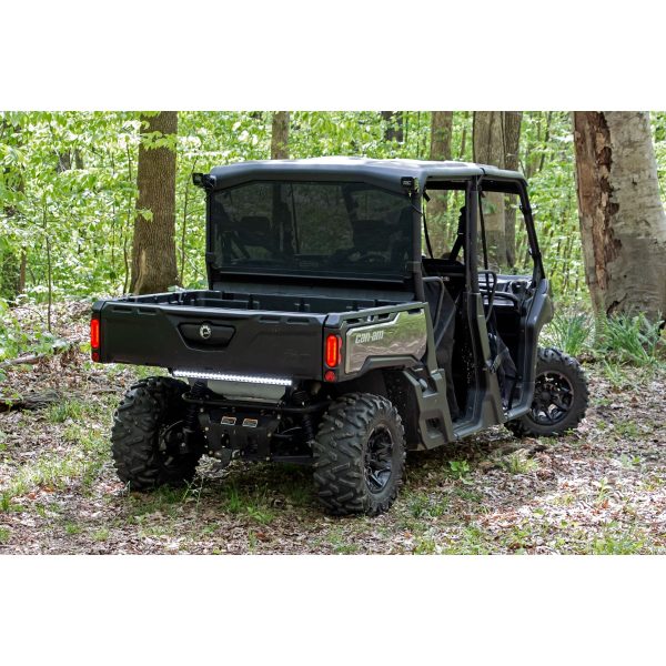 Rough Country Tinted Rear Cab Panel - Scratch Resistant - Can-Am Defender HD 8 HD 9 HD 10