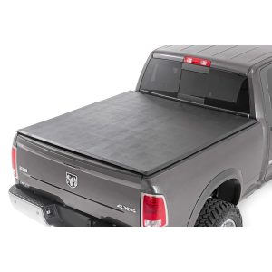 Rough Country Bed Cover - Tri Fold - Soft - 5'7 in Bed - Ram 1500 2WD 4WD