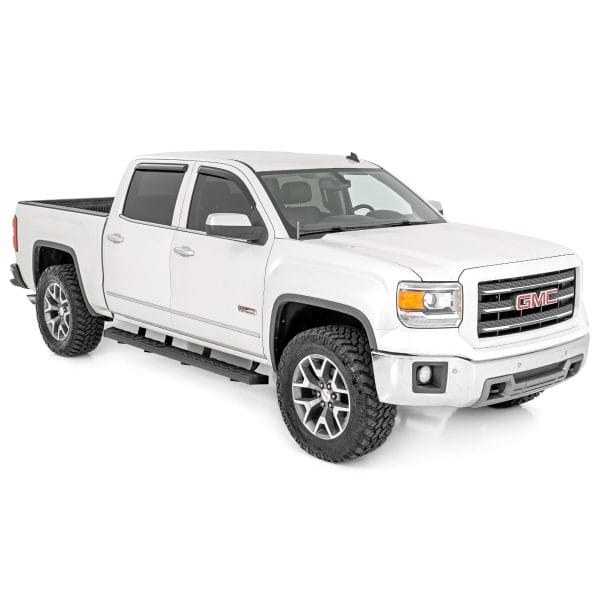 Rough Country BA2 Running Board - Side Step Bars - Chevy GMC 1500 2500HD 3500HD (07-19)