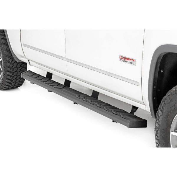 Rough Country BA2 Running Board - Side Step Bars - Chevy GMC 1500 2500HD 3500HD (07-19)