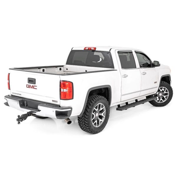 Rough Country BA2 Running Board - Side Step Bars - Chevy GMC 1500 2500HD 3500HD (07-19)