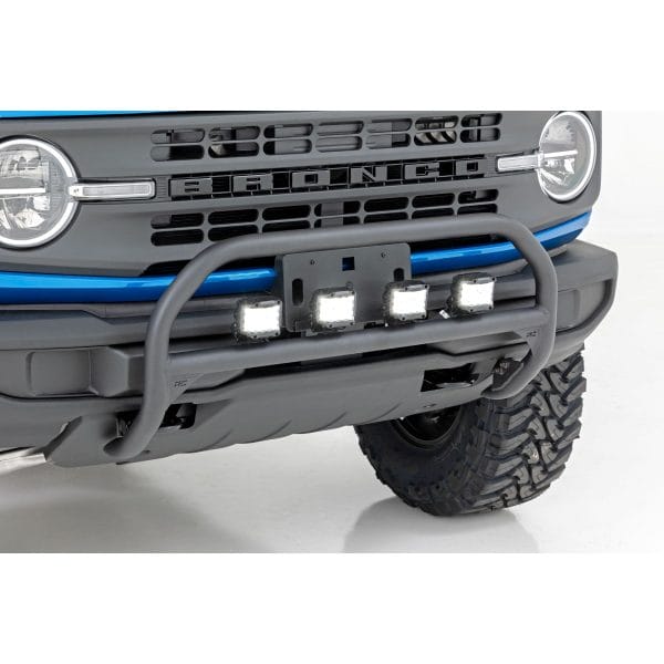 Nudge Bar - 20 Inch Chrome Single Row LED - Ford Bronco 4WD (21-23)