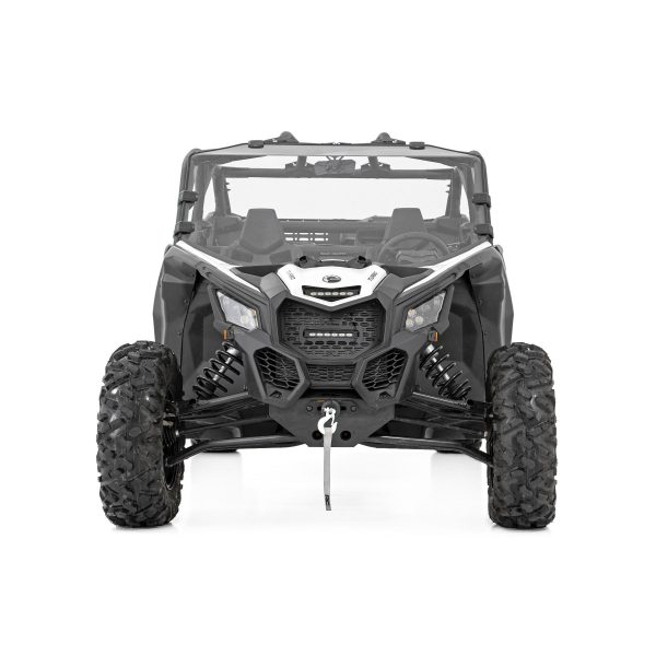 LED Light - Cowl Mount - 6" Black Slimline - Can-Am Maverick X3