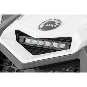 LED Light - Cowl Mount - 6" Black Slimline - Can-Am Maverick X3