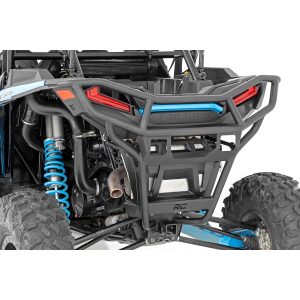 Rough Country Tubular Bumper - Rear w Receiver Hitch - Polaris RZR XP1000