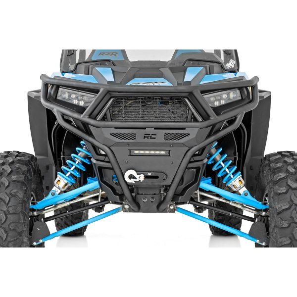 Tubular Bumper - Front - Black Series LED - 6" Light - Slim Line - Polaris RZR XP 1000